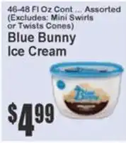 Key Food Blue Bunny Ice Cream offer