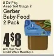 Key Food Gerber baby food offer