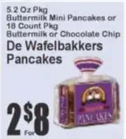 Key Food De Wafelbakkers Pancakes offer