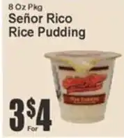 Key Food Señor Rico Rice Pudding offer