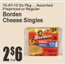 Key Food Borden cheese singles offer