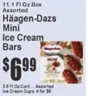 Key Food Häagen-Dazs Mini Ice Cream Bars offer
