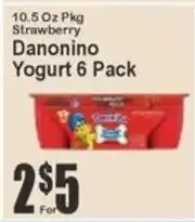 Key Food Danonino yogurt offer