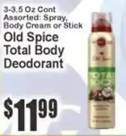 Key Food Old spice total body deodorant offer