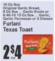 Key Food Furlani texas toast offer