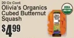 Key Food Olivia's Organics Cubed Butternut Squash offer