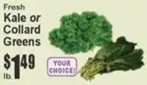 Key Food Fresh Kale or Collard Greens offer