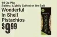 Key Food Wonderful In Shell Pistachios offer