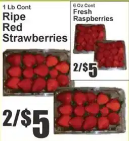 Key Food Ripe Red Strawberries offer