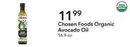 Publix Chosen Foods Organic Avocado Oil offer