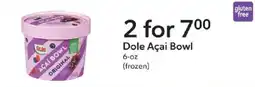 Publix Dole Açai Bowl offer