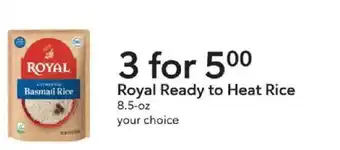 Publix Royal Ready to Heat Rice offer