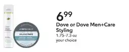 Publix Dove or Dove Men+Care Styling offer