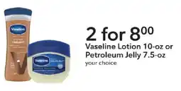 Publix Vaseline Lotion offer