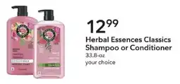 Publix Herbal Essences Classics Shampoo or Conditioner offer