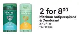 Publix Mitchum Antiperspirant & Deodorant offer