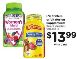 Ralphs L'il Critters or Vitafusion Supplements offer