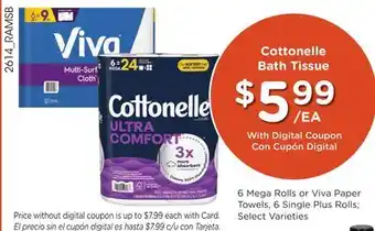 Ralphs Cottonelle Bath Tissue offer