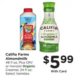 Ralphs Califia Farms Almondmilk offer