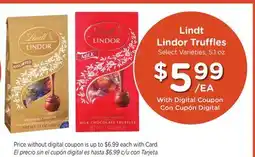 Ralphs Lindt Lindor Truffles offer