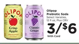 Ralphs Olipop Prebiotic Soda offer
