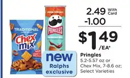 Ralphs Pringles offer
