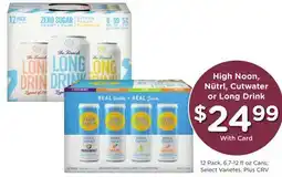 Ralphs High Noon, Nütrl, Cutwater or Long Drink offer