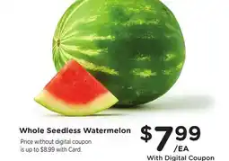 Ralphs Whole Seedless Watermelon offer