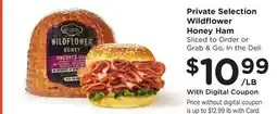 Ralphs Private Selection Wildflower Honey Ham offer