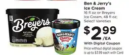 Ralphs Ben & Jerry's Ice Cream offer