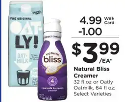 Ralphs Natural Bliss Creamer offer