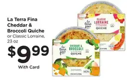 Ralphs La Terra Fina Cheddar & Broccoli Quiche offer