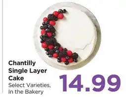 Food 4 Less Chantilly Single Layer Cake offer