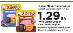 Food 4 Less Oscar Mayer Lunchables offer