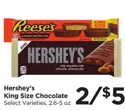 Food 4 Less Hershey's King Size Chocolate offer