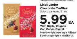 Food 4 Less Lindt Lindor Chocolate Truffles offer