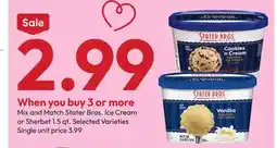 Stater Bros Stater Bros. Ice Cream or Sherbet offer