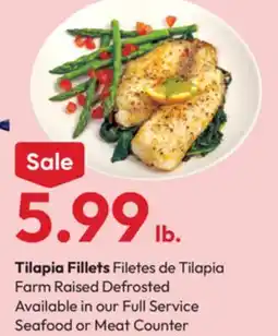 Stater Bros Tilapia Fillets offer