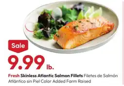 Stater Bros Fresh Skinless Atlantic Salmon Fillets offer