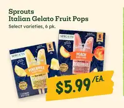 Sprouts Farmers Market Sprouts Italian Gelato Fruit Pops offer