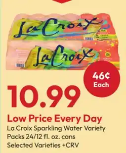 Stater Bros La Croix Sparkling Water Variety Packs offer