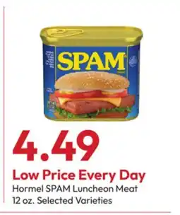 Stater Bros Hormel SPAM Luncheon Meat offer