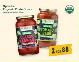 Sprouts Farmers Market Sprouts Organic Pasta Sauce offer