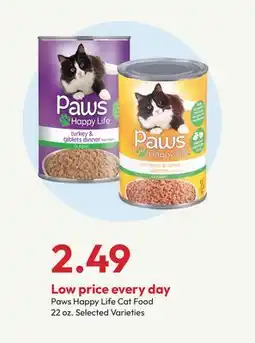 Stater Bros Paws Happy Life Cat Food offer