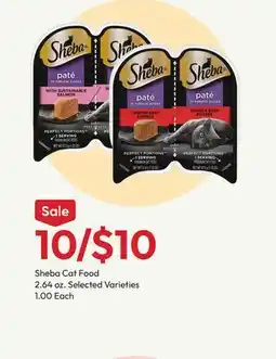 Stater Bros Sheba Cat Food offer