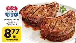 Vons Ribeye Steak offer