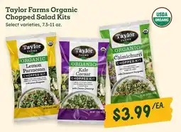Sprouts Farmers Market Taylor Farms Organic Chopped Salad Kits offer