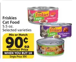 Vons Friskies Cat Food offer