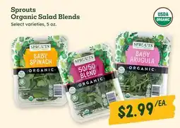 Sprouts Farmers Market Sprouts Organic Salad Blends offer