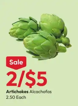 Stater Bros Artichokes offer